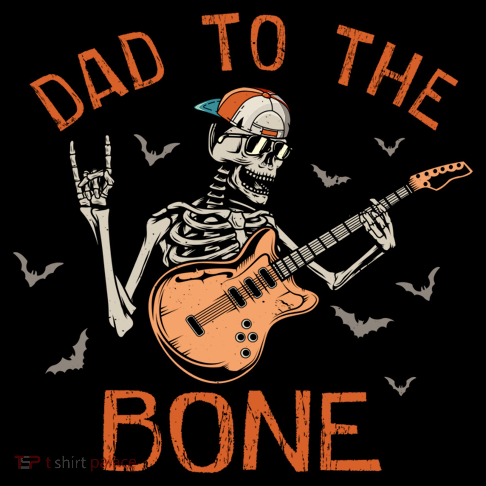 Dad To The Bone Funny Halloween Skeleton Guitar Lover Meaningful Gift Coffee Mug