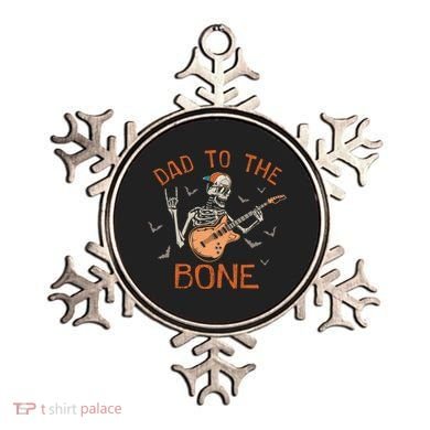 Dad To The Bone Funny Halloween Skeleton Guitar Lover Meaningful Gift Ornament