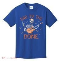 Dad To The Bone Funny Halloween Skeleton Guitar Lover Meaningful Gift Kids T-Shirt thumb 0
