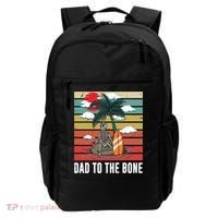 Dad To The Bone Spooky Skeleton Halloween Fathers Day Cute Gift Backpack thumb 0