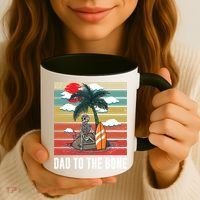 Dad To The Bone Spooky Skeleton Halloween Fathers Day Cute Gift Coffee Mug thumb 3