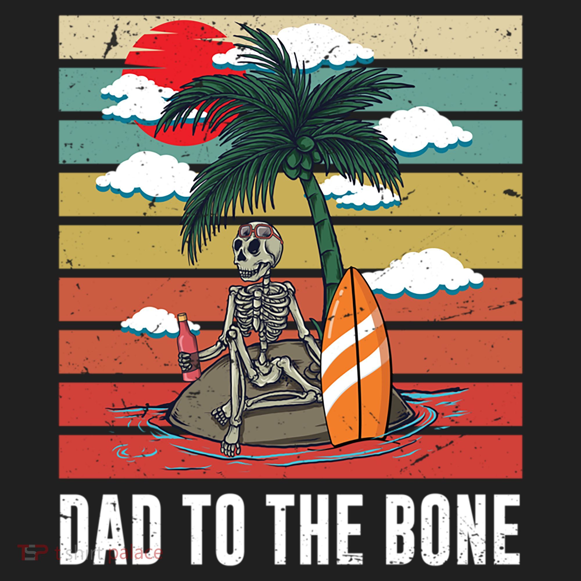 Dad To The Bone Spooky Skeleton Halloween Fathers Day Cute Gift Hat