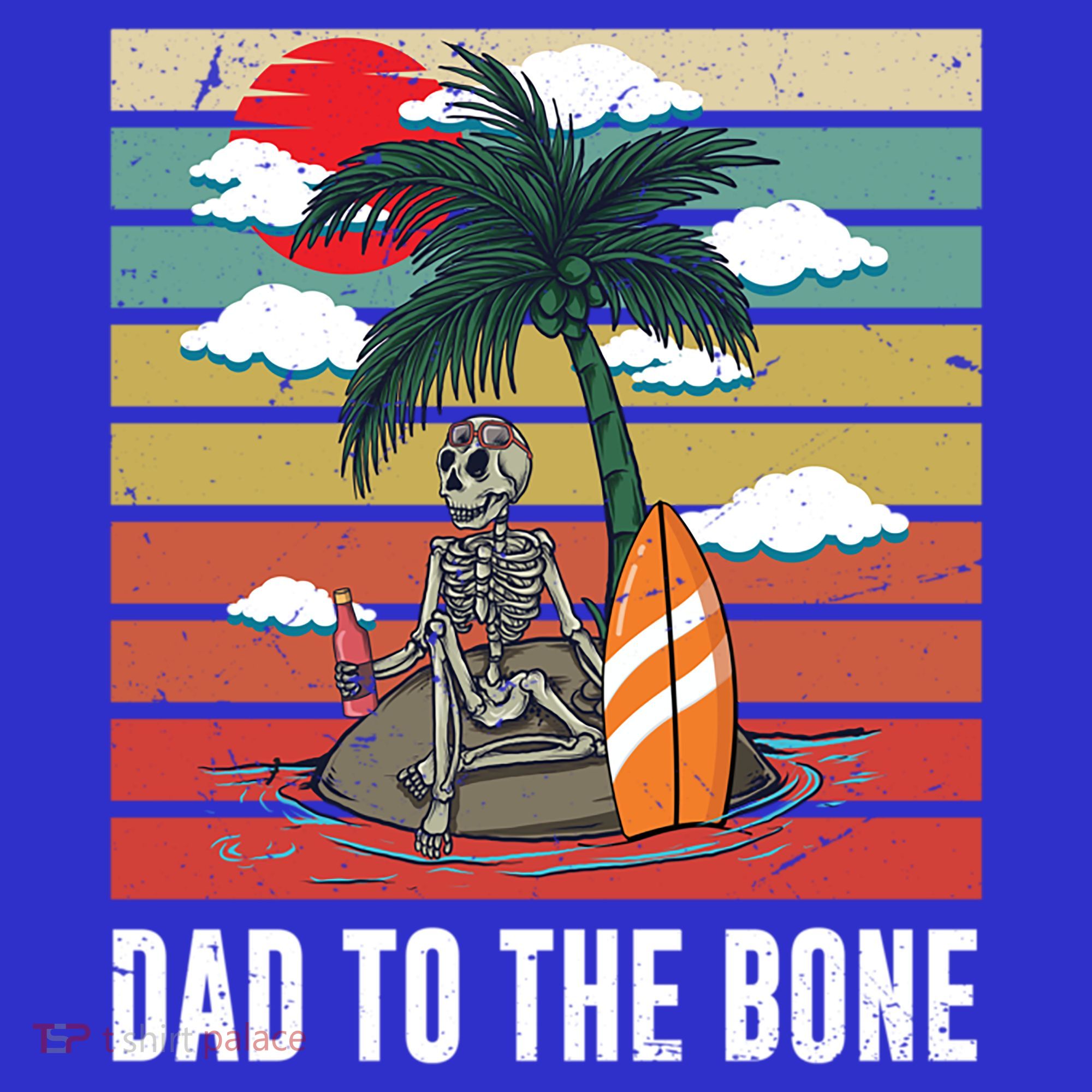Dad To The Bone Spooky Skeleton Halloween Fathers Day Cute Gift Hoodie