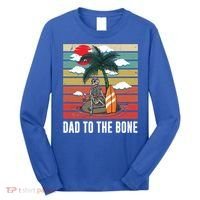Dad To The Bone Spooky Skeleton Halloween Fathers Day Cute Gift Long Sleeve Shirt thumb 0