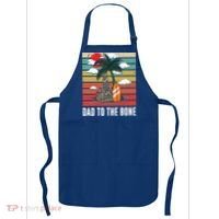 Dad To The Bone Spooky Skeleton Halloween Fathers Day Cute Gift Apron thumb 0