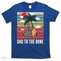 Dad To The Bone Spooky Skeleton Halloween Fathers Day Cute Gift T-Shirt thumb 0