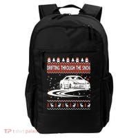 Drifting Through The Snow Ugly Christmas Sweater Classic Gift Backpack thumb 0