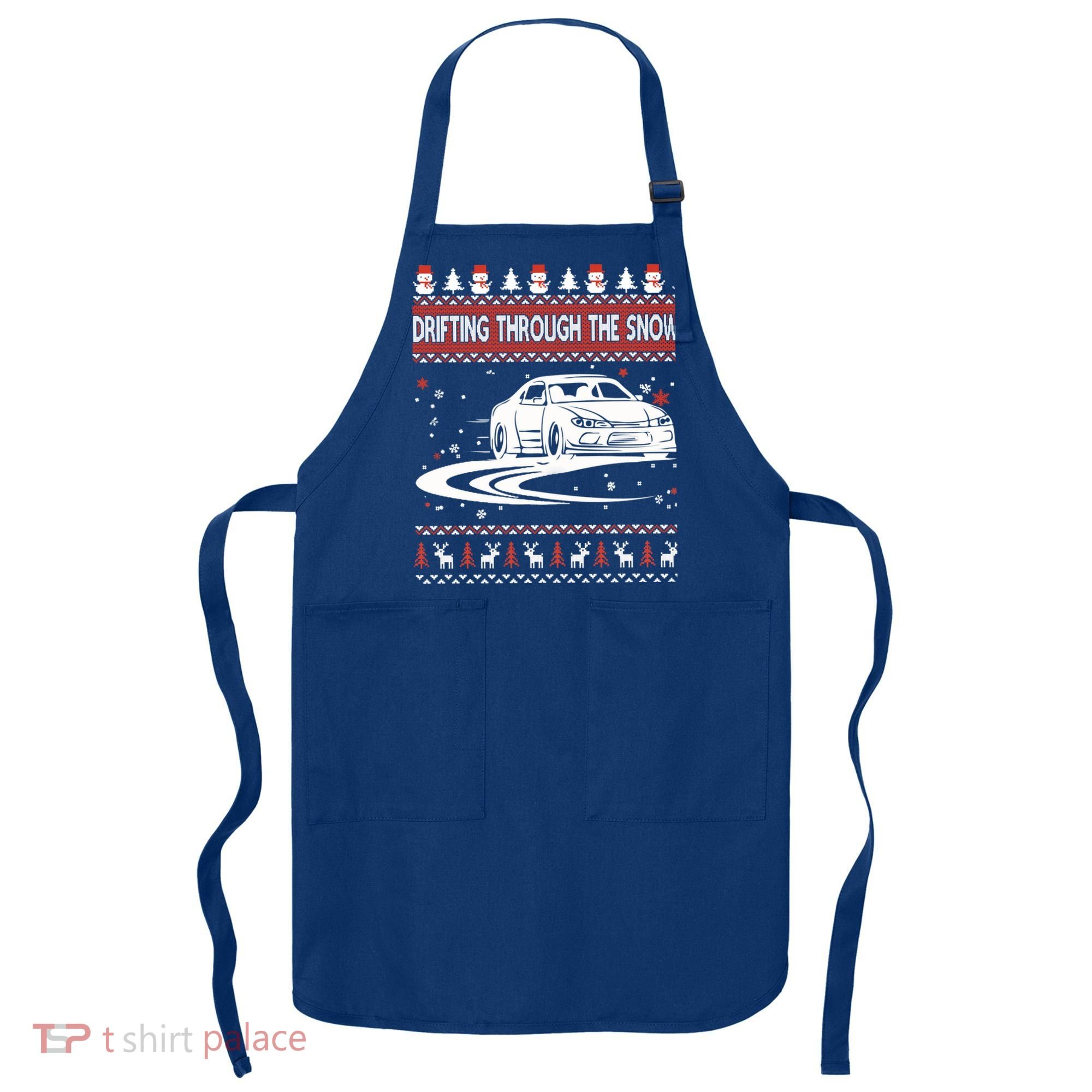 Drifting Through The Snow Ugly Christmas Sweater Classic Gift Apron