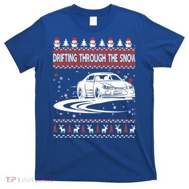 Drifting Through The Snow Ugly Christmas Sweater Classic Gift T-Shirt