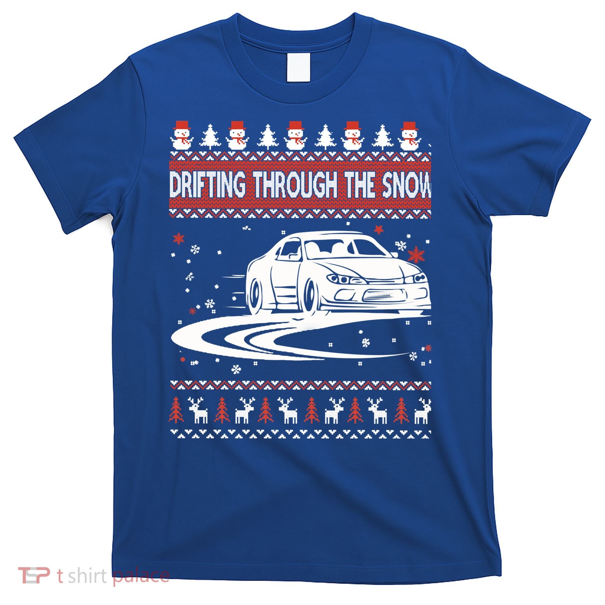Drifting Through The Snow Ugly Christmas Sweater Classic Gift T-Shirt