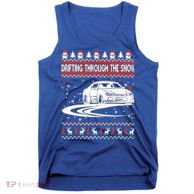Drifting Through The Snow Ugly Christmas Sweater Classic Gift Tank Top