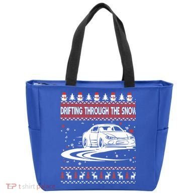 Drifting Through The Snow Ugly Christmas Sweater Classic Gift Tote Bag