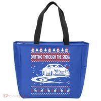 Drifting Through The Snow Ugly Christmas Sweater Classic Gift Tote Bag thumb 0
