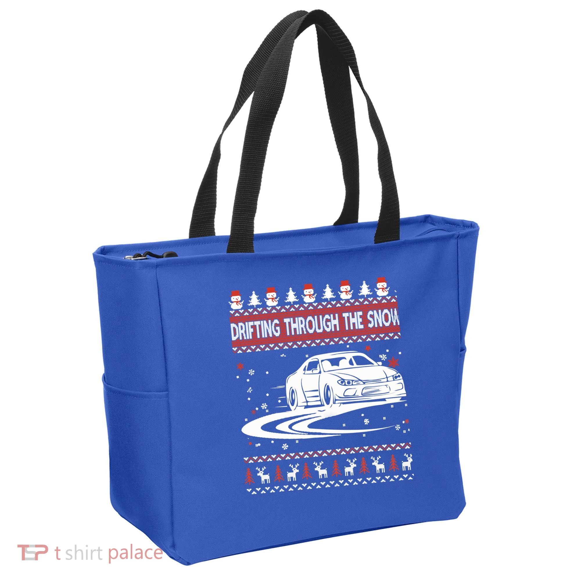 Drifting Through The Snow Ugly Christmas Sweater Classic Gift Tote Bag