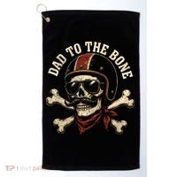 Dad To The Bone Golf Towel thumb 0