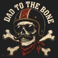 Dad To The Bone Golf Towel thumb 3
