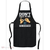 Don't Talk To Me I'm Counting Funny Crocheting Yarn Lover Apron thumb 0