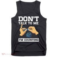 Don't Talk To Me I'm Counting Funny Crocheting Yarn Lover Tank Top thumb 0
