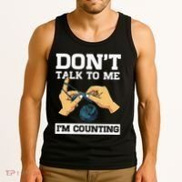 Don't Talk To Me I'm Counting Funny Crocheting Yarn Lover Tank Top thumb 3