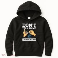 Don't Talk To Me I'm Counting Funny Crocheting Yarn Lover Kids Hoodie thumb 0