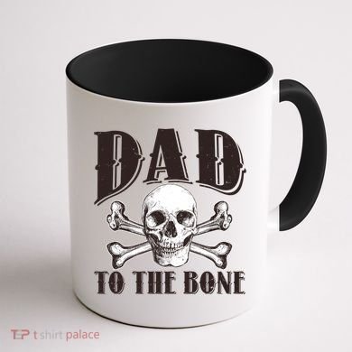 Dad To The Bone Coffee Mug back