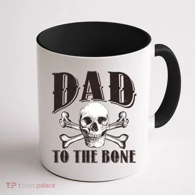Dad To The Bone Coffee Mug back
