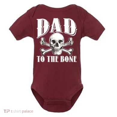 Dad To The Bone Baby Bodysuit