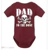 Dad To The Bone Baby Bodysuit thumb 0