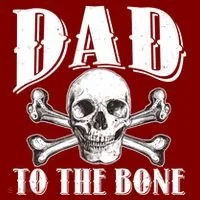 Dad To The Bone Baby Bodysuit thumb 2