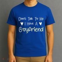 Don't Talk To Me I Have A Friend Funny Couple Friends Gift T-Shirt thumb 3