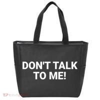 DON'T TALK TO ME Funny Anti Social Introvert Tote Bag thumb 0