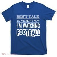 Don't Talk To Me Right Now I'm Watching Football Gift Funny Gift T-Shirt thumb 0