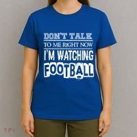 Don't Talk To Me Right Now I'm Watching Football Gift Funny Gift T-Shirt thumb 4