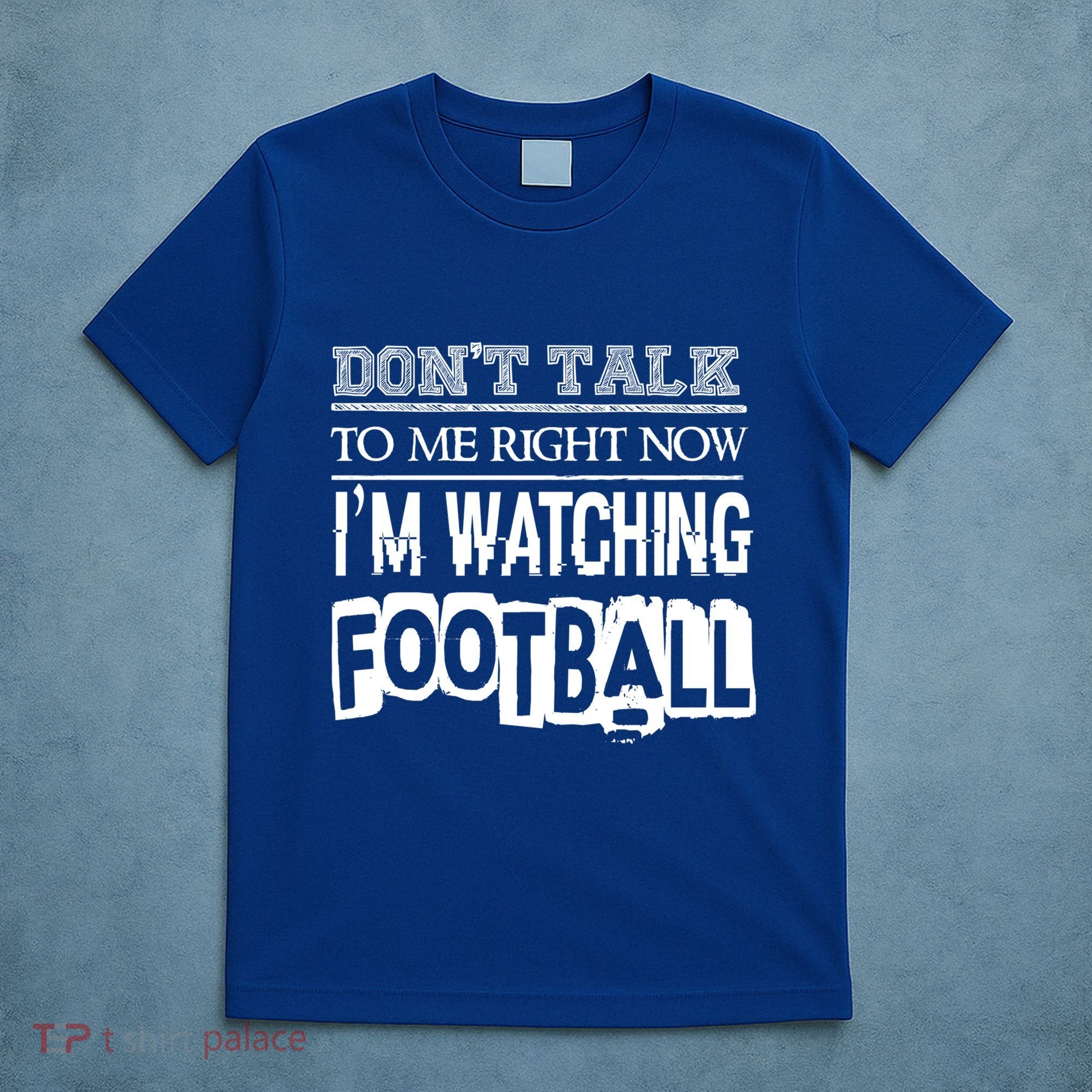 Don't Talk To Me Right Now I'm Watching Football Gift Funny Gift T-Shirt