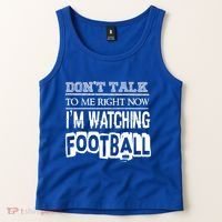 Don't Talk To Me Right Now I'm Watching Football Gift Funny Gift Tank Top thumb 2