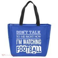 Don't Talk To Me Right Now I'm Watching Football Gift Funny Gift Tote Bag thumb 0