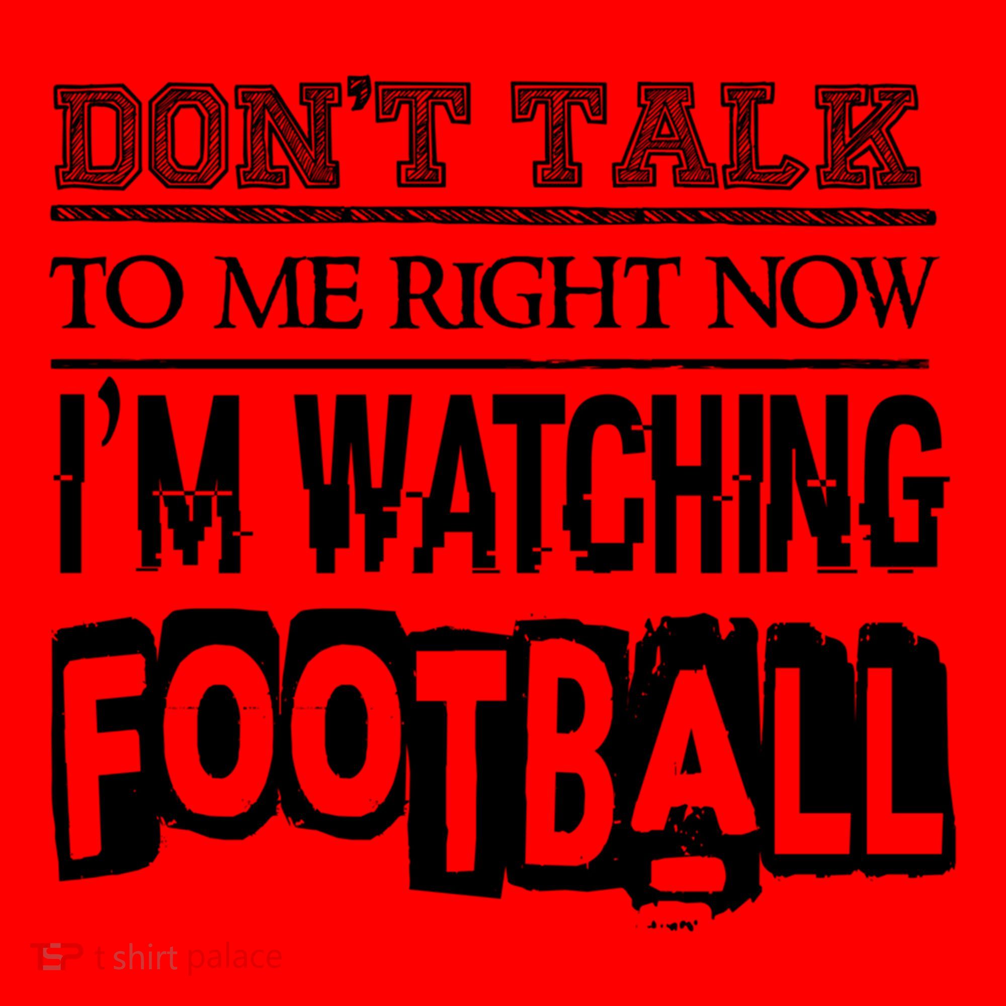 Don't Talk To Me Right Now I'm Watching Football Gift Funny Gift Santa Hat