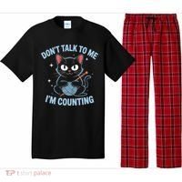 Dont Talk To Me Im Counting Crocheting Cat Pajama Set thumb 0