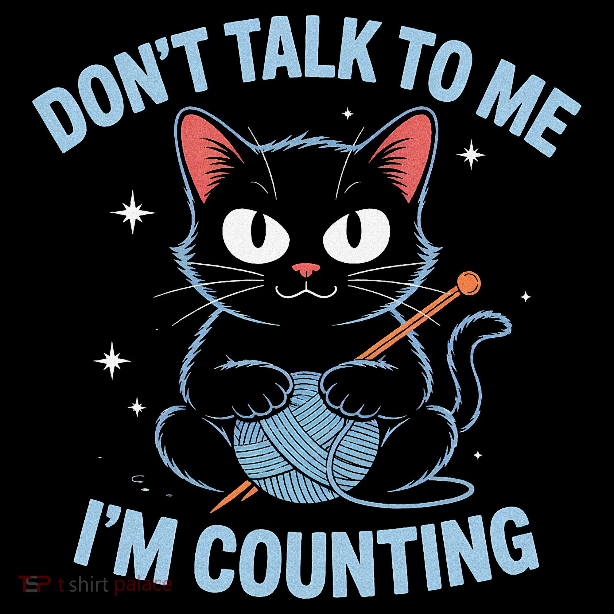 Dont Talk To Me Im Counting Crocheting Cat Women's Hoodie