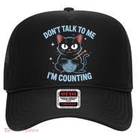 Dont Talk To Me Im Counting Crocheting Cat Hat thumb 0