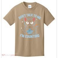 Dont Talk To Me Im Counting Crocheting Cat Kids T-Shirt thumb 0