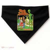 Don't Talk To Strangers USA-Made Doggie Bandana thumb 0