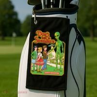 Don't Talk To Strangers Golf Towel thumb 2