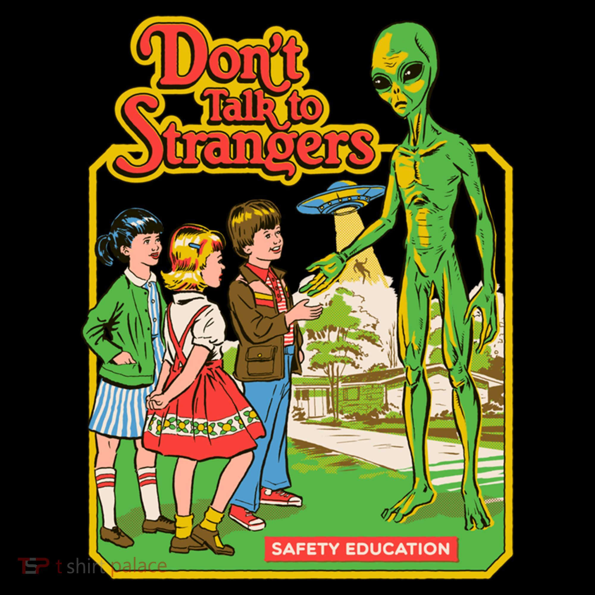 Don't Talk To Strangers Visor