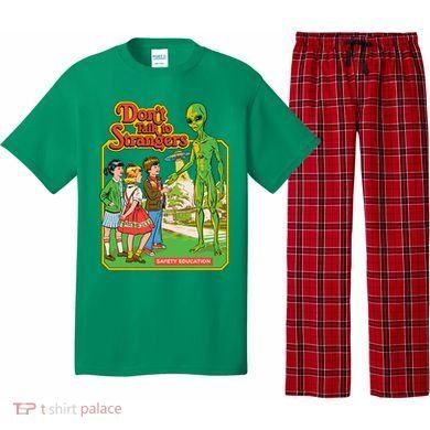 Don't Talk To Strangers Pajama Set
