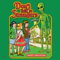 Don't Talk To Strangers Toddler Hoodie thumb 2