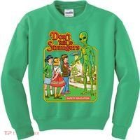 Don't Talk To Strangers Kids Sweatshirt thumb 0