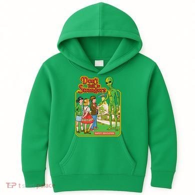 Don't Talk To Strangers Kids Hoodie