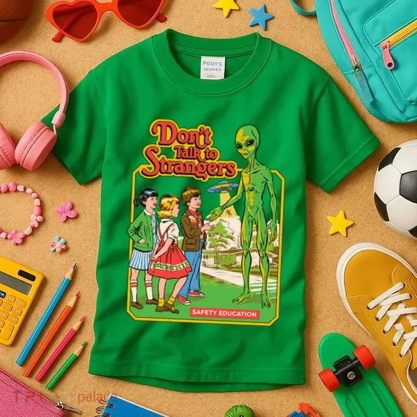 Don't Talk To Strangers Kids T-Shirt