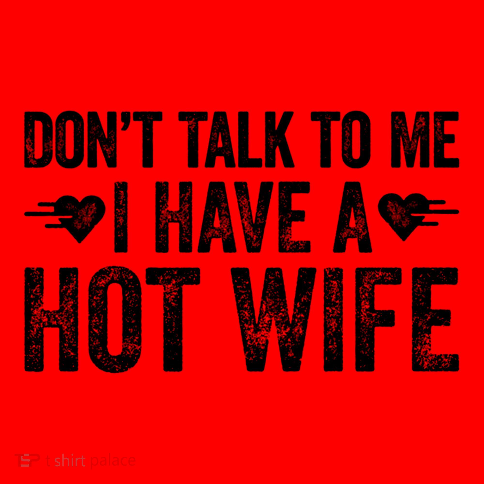 Don't Talk To Me I Have A Hot Wife Cute Gift Santa Hat